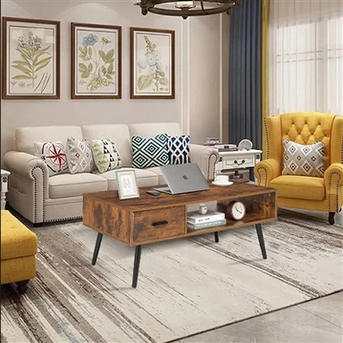 Disseny de calaixos i compartiments Taula de centre polivalent